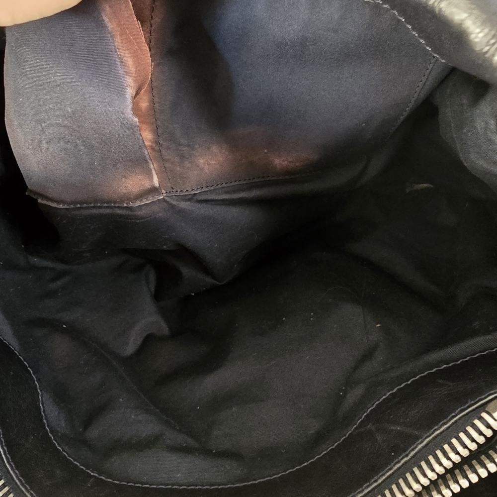 Elegant Celine Black and Brown Leather Tote Bag - Picture 14 of 15